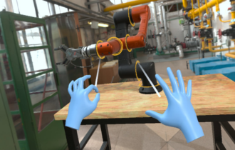picture about hand tracking in evergine