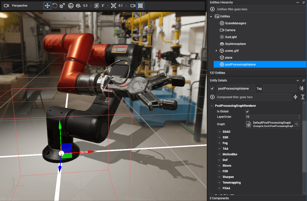 postprocessing volume evergine